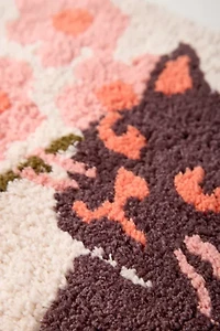 Wren Kitty Plush Tufted Bath Mat