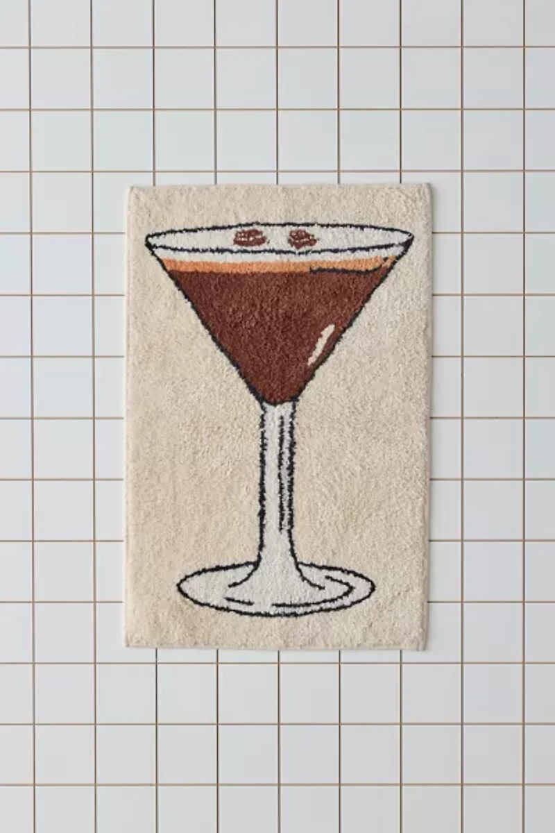 Espresso Martini Plush Tufted Bath Mat