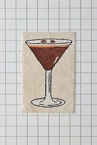 Espresso Martini Plush Tufted Bath Mat