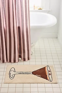 Espresso Martini Plush Tufted Bath Mat