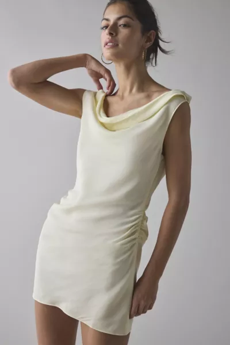 Lioness Sweetheart Asymmetrical Off-The-Shoulder Mini Dress