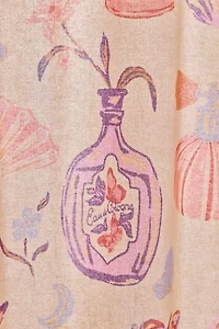 Perfume Bottle Patterned Shower Curtain