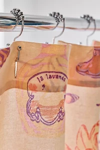 Perfume Bottle Patterned Shower Curtain