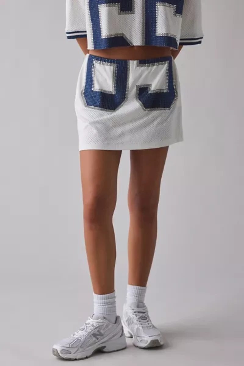 UO Good Game Quarterback Cutie Jersey Skort 2-Piece Set