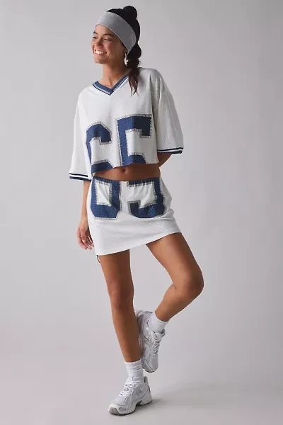 UO Good Game Quarterback Cutie Jersey Skort 2-Piece Set