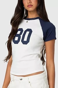 Edikted 80's Raglan T-Shirt