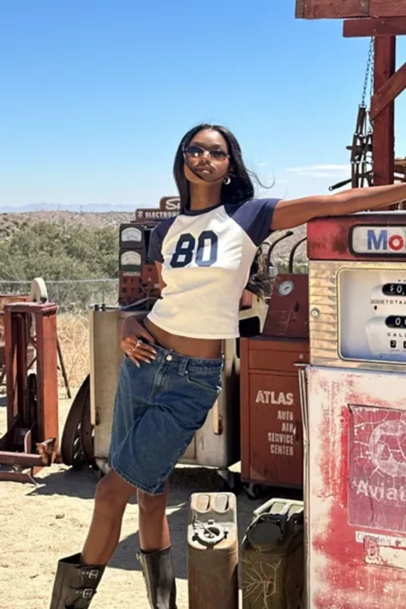Edikted 80's Raglan T-Shirt