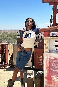 Edikted 80's Raglan T-Shirt