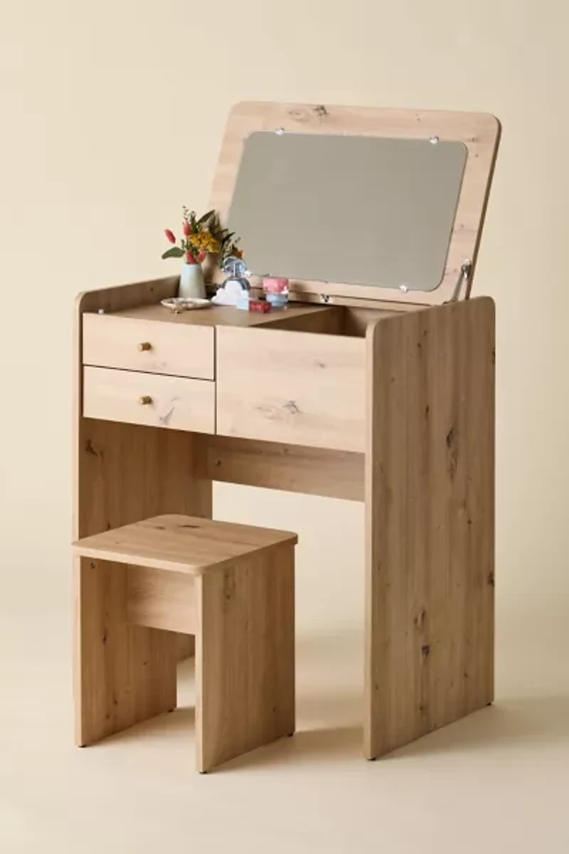 Rowan Flip-Top Mirror Vanity