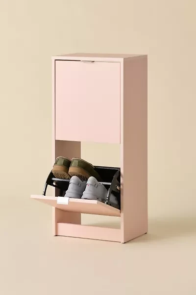 Eddie Entryway 2-Drawer Shoe Storage Cabinet