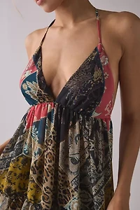 Kimchi Blue Edith Halter Tunic Babydoll Top