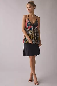 Kimchi Blue Edith Halter Tunic Babydoll Top