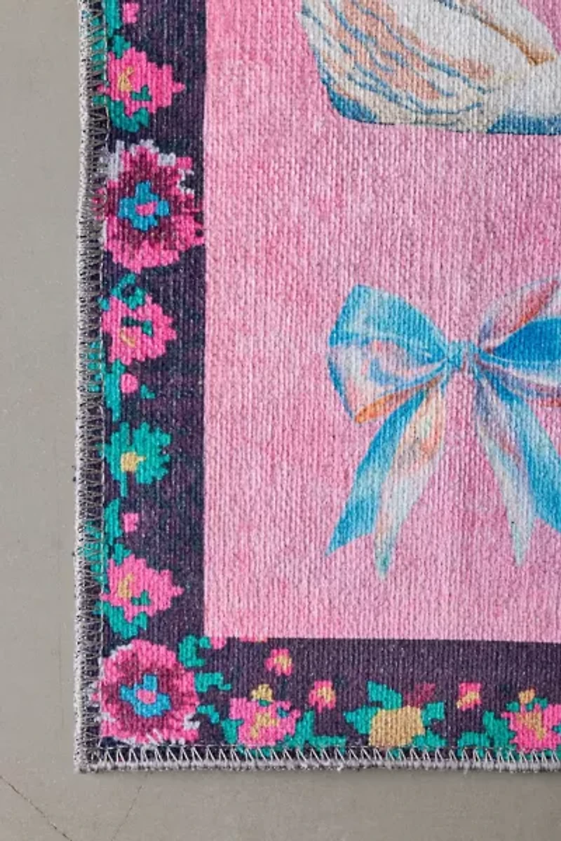 Maddie Coquette Washable Printed Rug