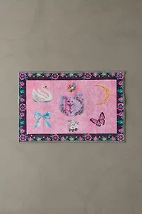 Maddie Coquette Washable Printed Rug