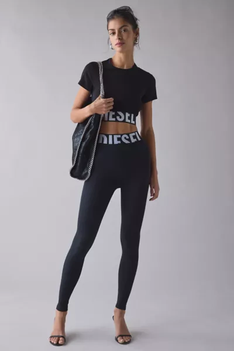 Diesel Uftee-Sport-Cropped-T-Shirt