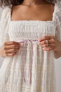 Kimchi Blue Daphne Ruffle Puff Sleeve Babydoll Mini Dress