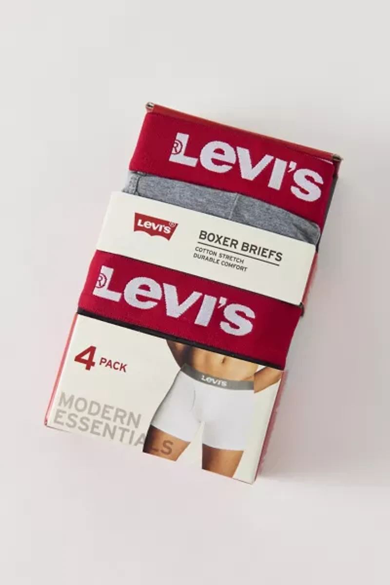 Levi's® Solid Boxer Brief 4-Pack