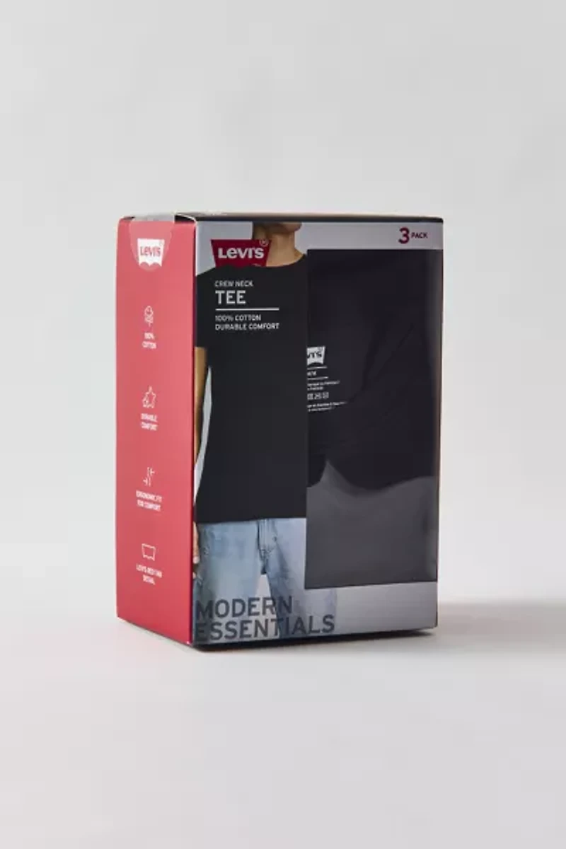 Levi's® Basic Crew Neck Tee 3-Pack