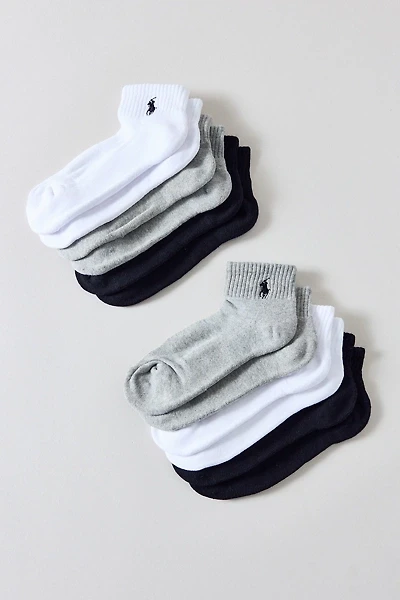 Polo Ralph Lauren Cushion Quarter Crew Sock 6-Pack
