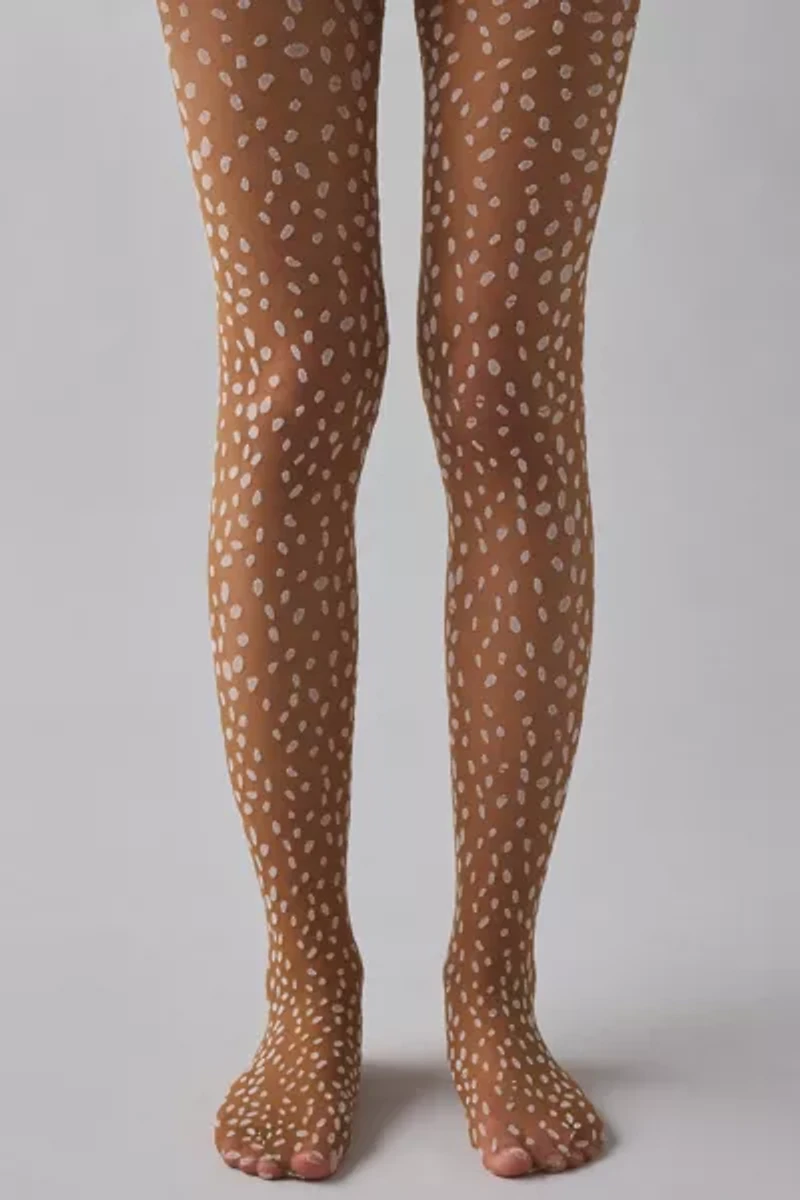 Fawn Print Tights