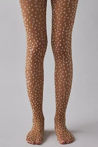Fawn Print Tights