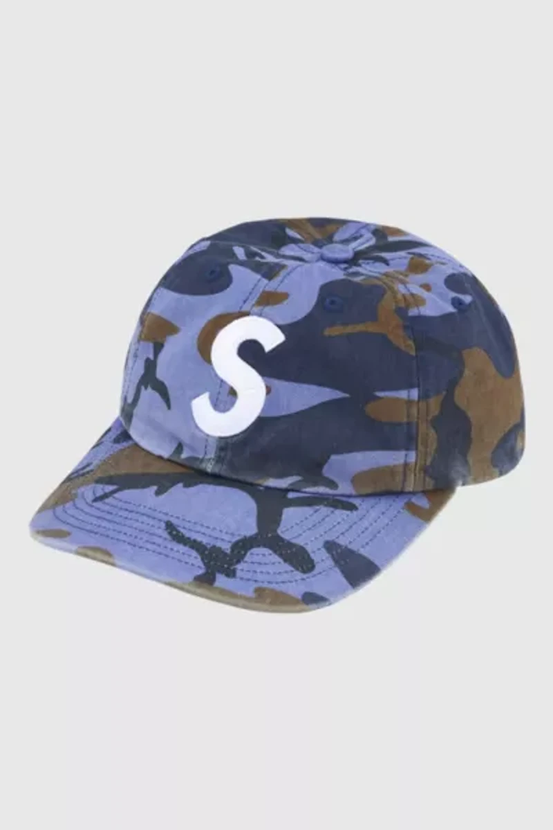 Supreme Pigment Coated S Logo 6-Panel Hat