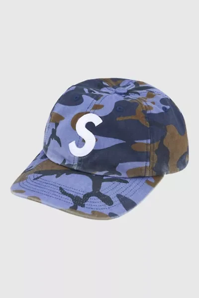 Supreme Pigment Coated S Logo 6-Panel Hat