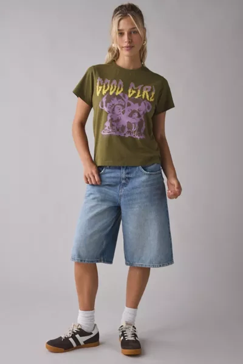 Good Girl Dog Graphic Slim Tee