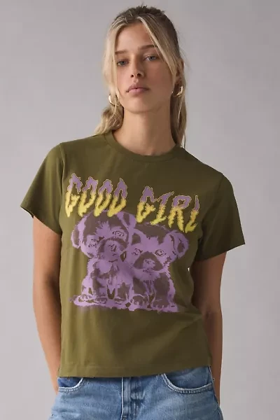 Good Girl Dog Graphic Slim Tee