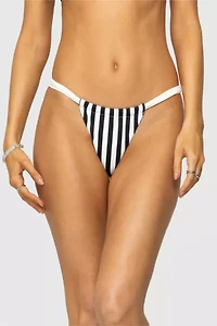 Edikted Dini Striped Bikini Bottom
