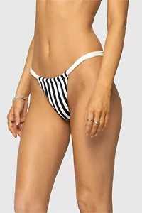 Edikted Dini Striped Bikini Bottom