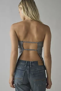UO Zoe Strappy Open-Back Tube Top