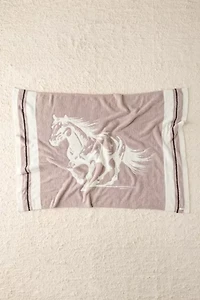 Barefoot Dreams CozyChic Stallion Throw Blanket