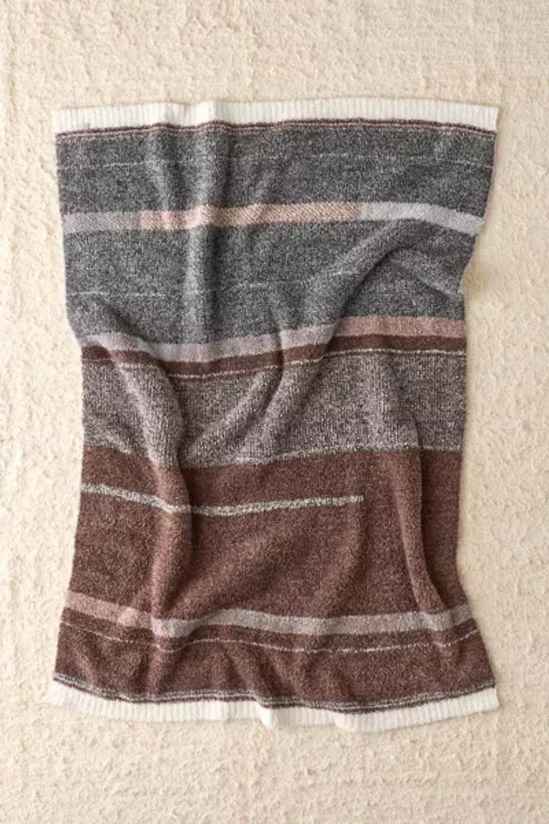 Barefoot Dreams CozyChic Vista Striped Throw Blanket