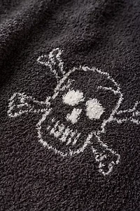 Barefoot Dreams CozyChic Skull Print Throw Blanket