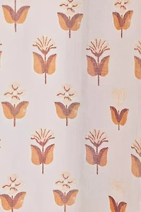 Wren Floral Patterned Window Panel