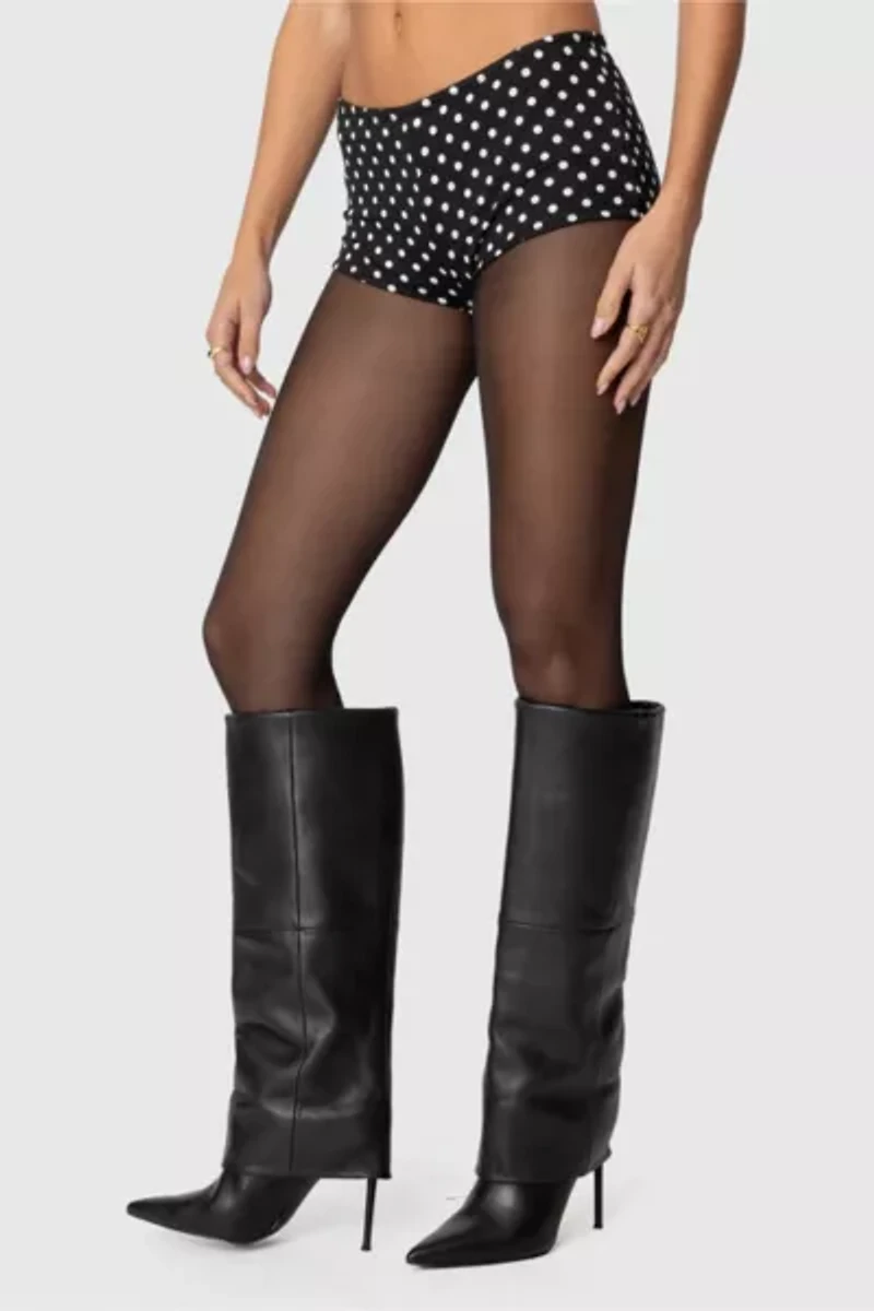 Edikted Maxene Polka Dot Micro Shorts