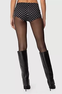 Edikted Maxene Polka Dot Micro Shorts