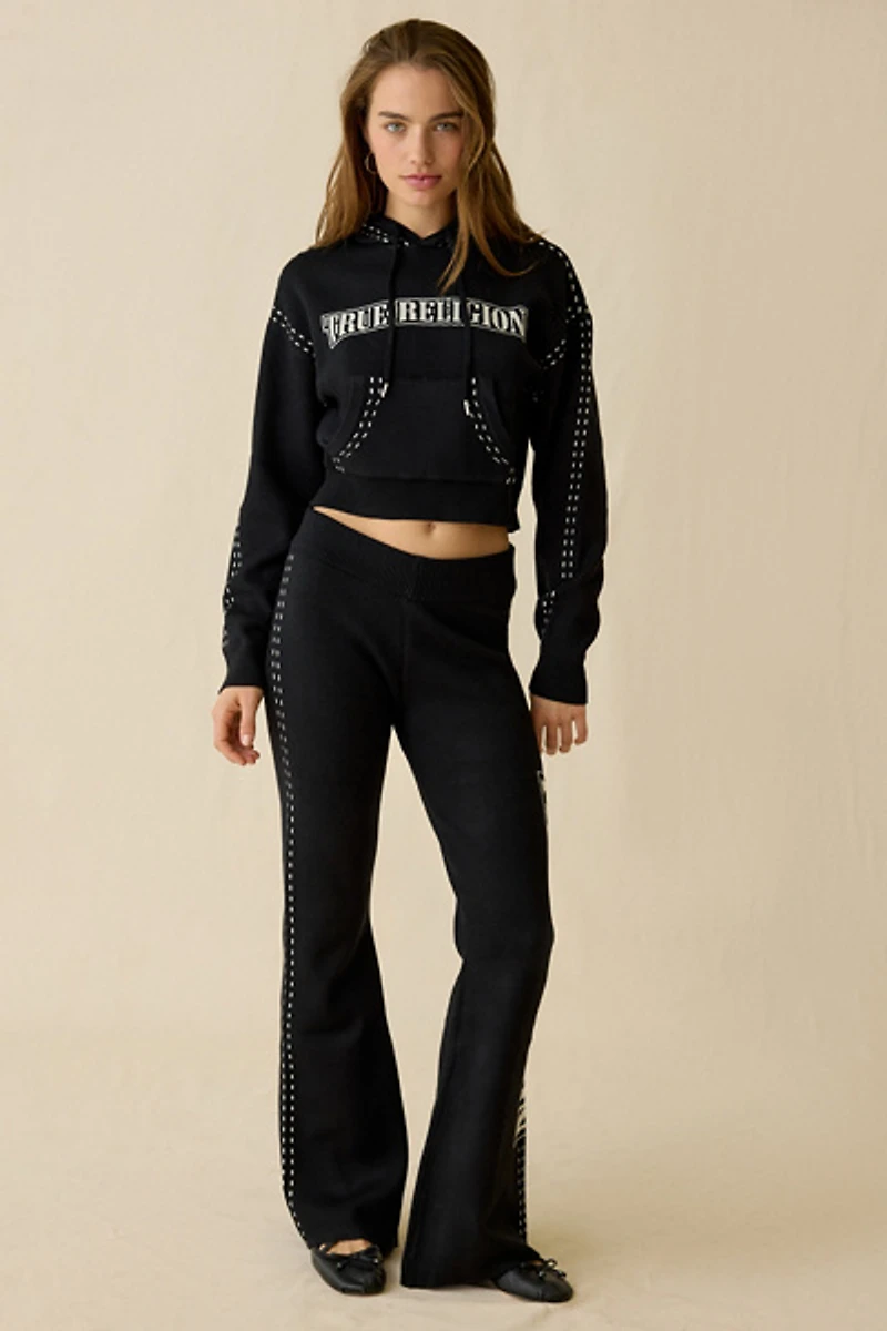 True Religion Jacquard Graphic Relaxed Sweatpant