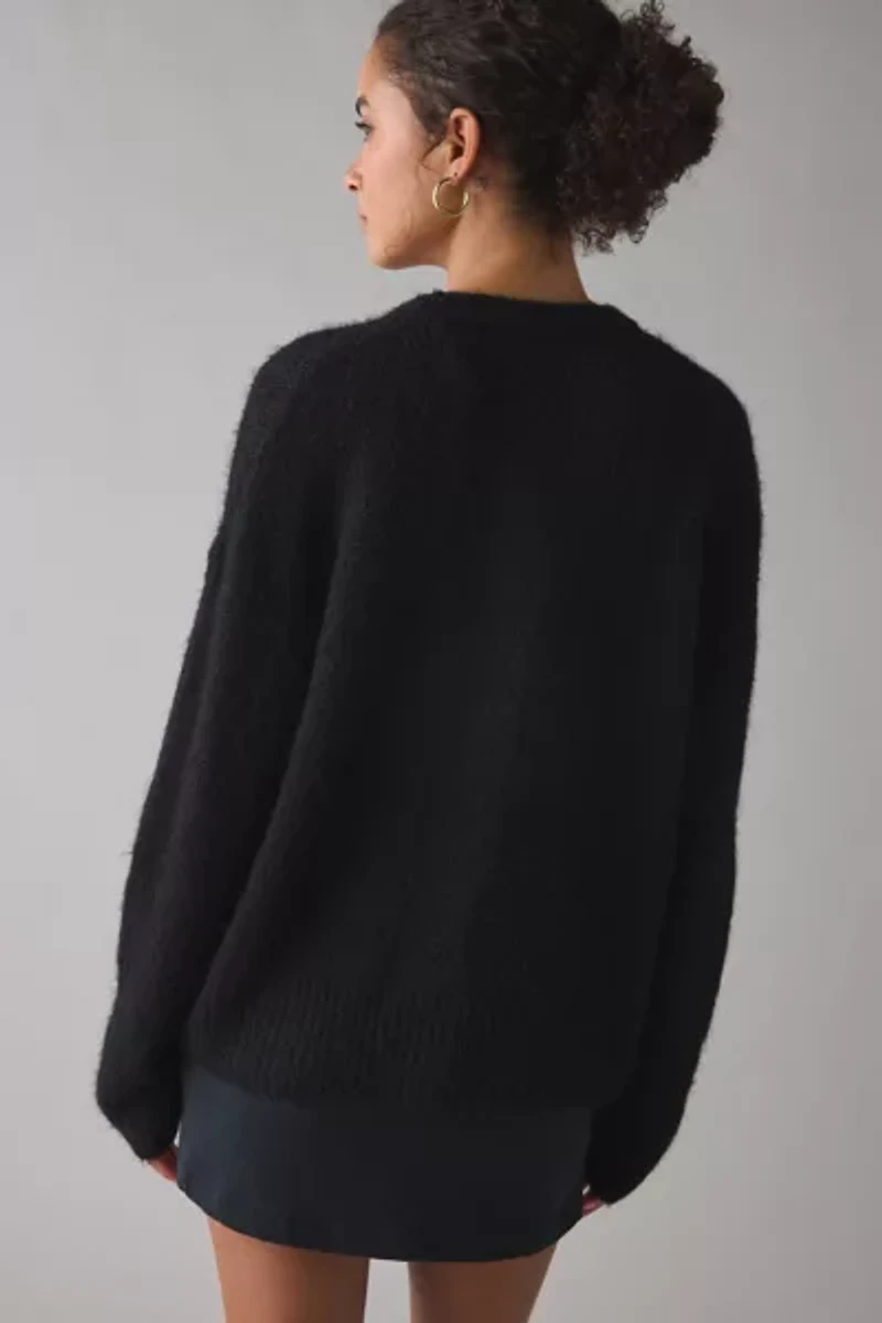 BDG Becca Brushed Knit Oversized Cardigan