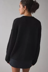 BDG Becca Brushed Knit Oversized Cardigan