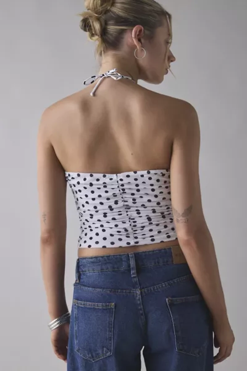 Kimchi Blue Mila Convertible Tie Ruched Tube Top