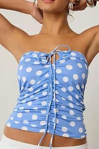 Kimchi Blue Mila Convertible Tie Ruched Tube Top
