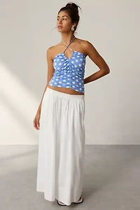 Kimchi Blue Mila Convertible Tie Ruched Tube Top