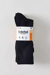 Timberland Performance Cushioned Crew Sock 4-Pack