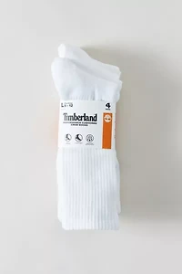 Timberland Performance Cushioned Crew Sock 4-Pack