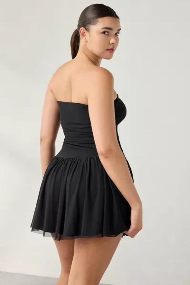 area mussel cup mini dress Area