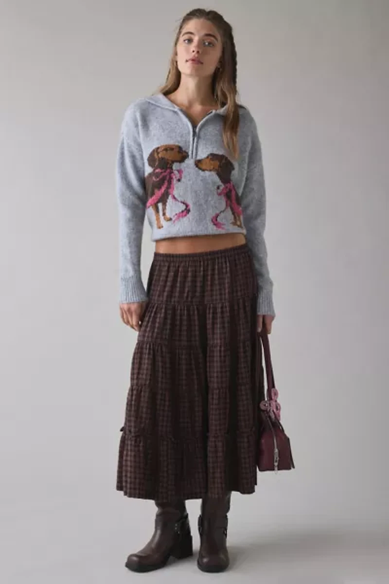Kimchi Blue Paloma 1/4 Zip Pullover Sweater