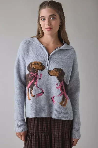 Kimchi Blue Paloma 1/4 Zip Pullover Sweater