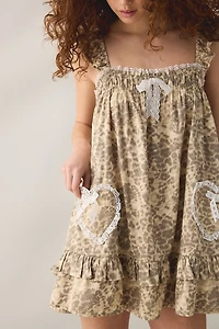 Out From Under Hearts Desire Lace Trim Lounge Dress